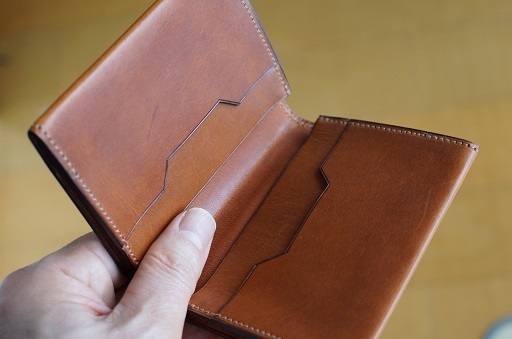 【未使用品】双鞣和地 名刺入 キャメル 万双 双鞣和地 ダブルマチ名刺入 1万9,440円: Mのブツ欲日記