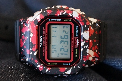 カスタムG-SHOCK アルミニウム製ベゼル＆シリコンラバーベルト 1